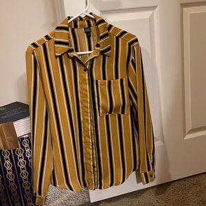 Long sleeve button up blouse